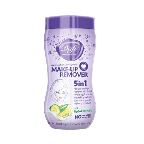 دستمال مرطوب پاک کننده آرایش کمر باریک دافی - Dafi Makeup Remover 5 In 1 Wet Wipes